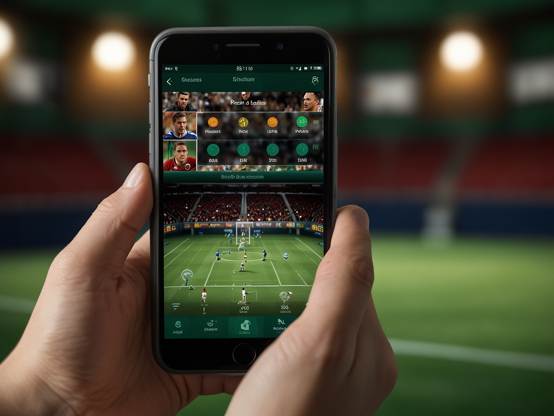 Interfaz móvil Ecuabet